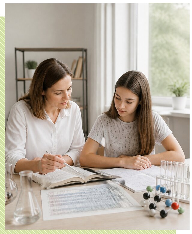 Подготовка к ОГЭ по химии для школьников с репетитором в Костомукше